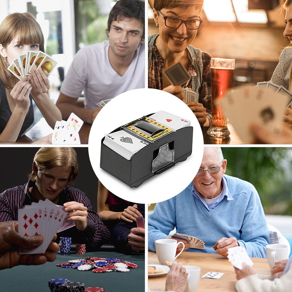 Máy Trộn Thẻ Bài Sạc Usb Cho Gia Đình