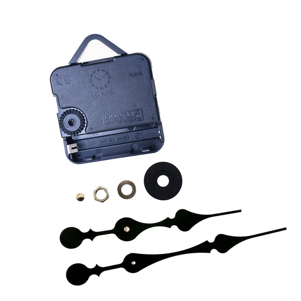 Big Quartz Clock Movement Mechanism Long Hands Repair Tool Parts Silent Kit