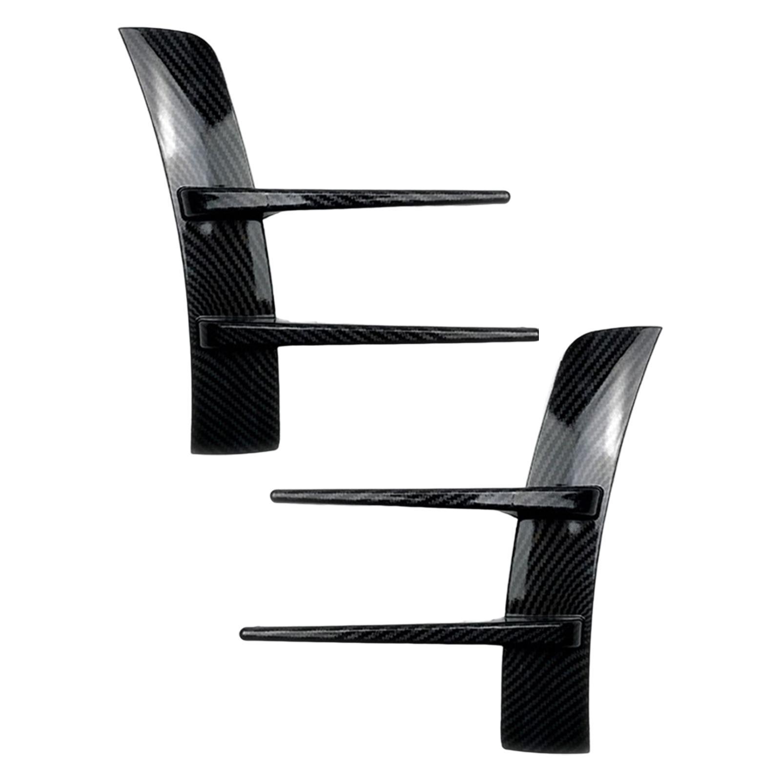2Pcs Front Air Vent Trim Cover Stickers Automotive High Quality for
