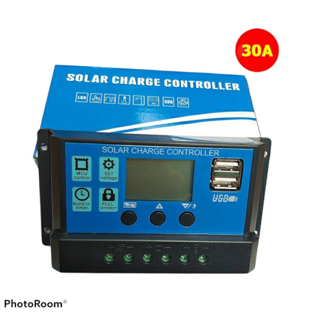 Bộ điều khiển sạc pin năng lượng mặt trời 30A 12V 24V và 60A 12V 24VSolar Changer Controller 12V 24V