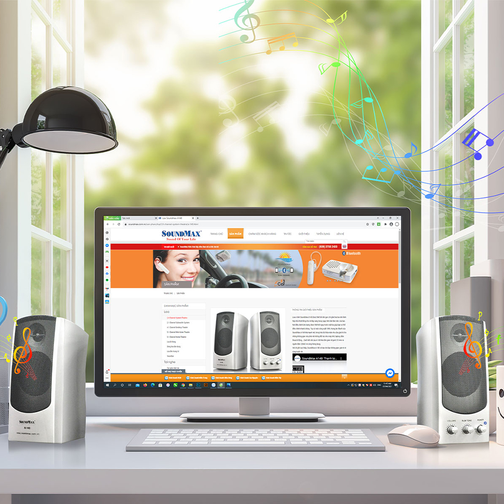 [Hàng Chính Hãng] Loa SoundMax A-140/2.0