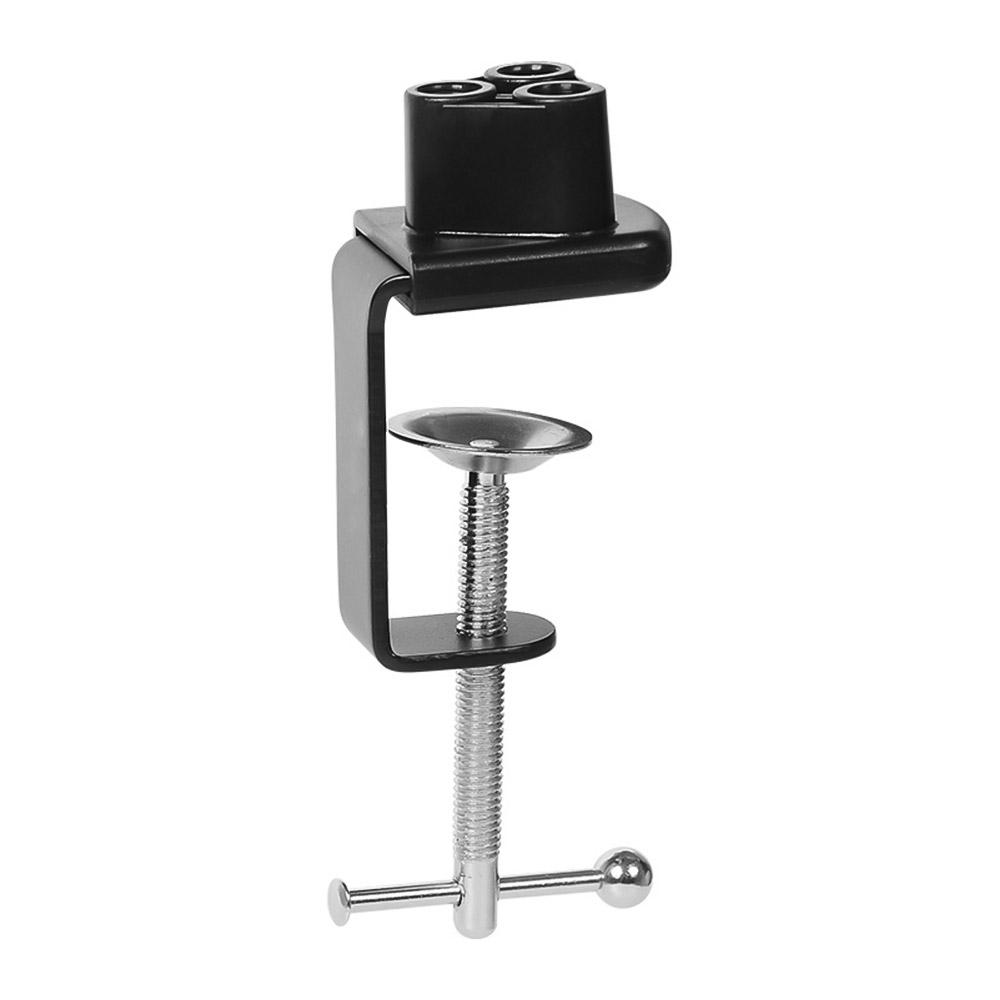 Microphone Stand 2-in-1 Mic and Smartphone Clip Holder Desktop Microphone Flexible Hose Support for Live Streaming