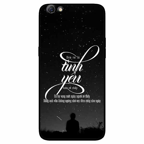 Ốp lưng in cho Oppo F3 Plus Mẫu Hoá Tình Yêu