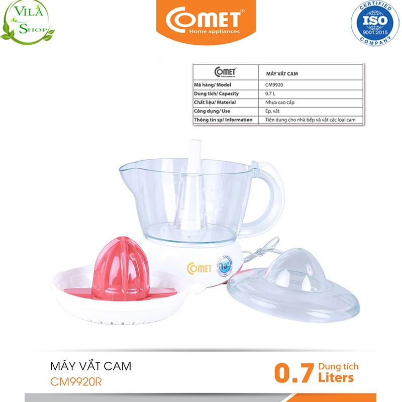 Máy Vắt Cam COMET - CM9920, Máy Vắt Cam Nhựa ÁS Cao Cấp Trong Suốt Kháng Khuẩn Khử Mùi, Tính Năng An Toàn Tối Ưu