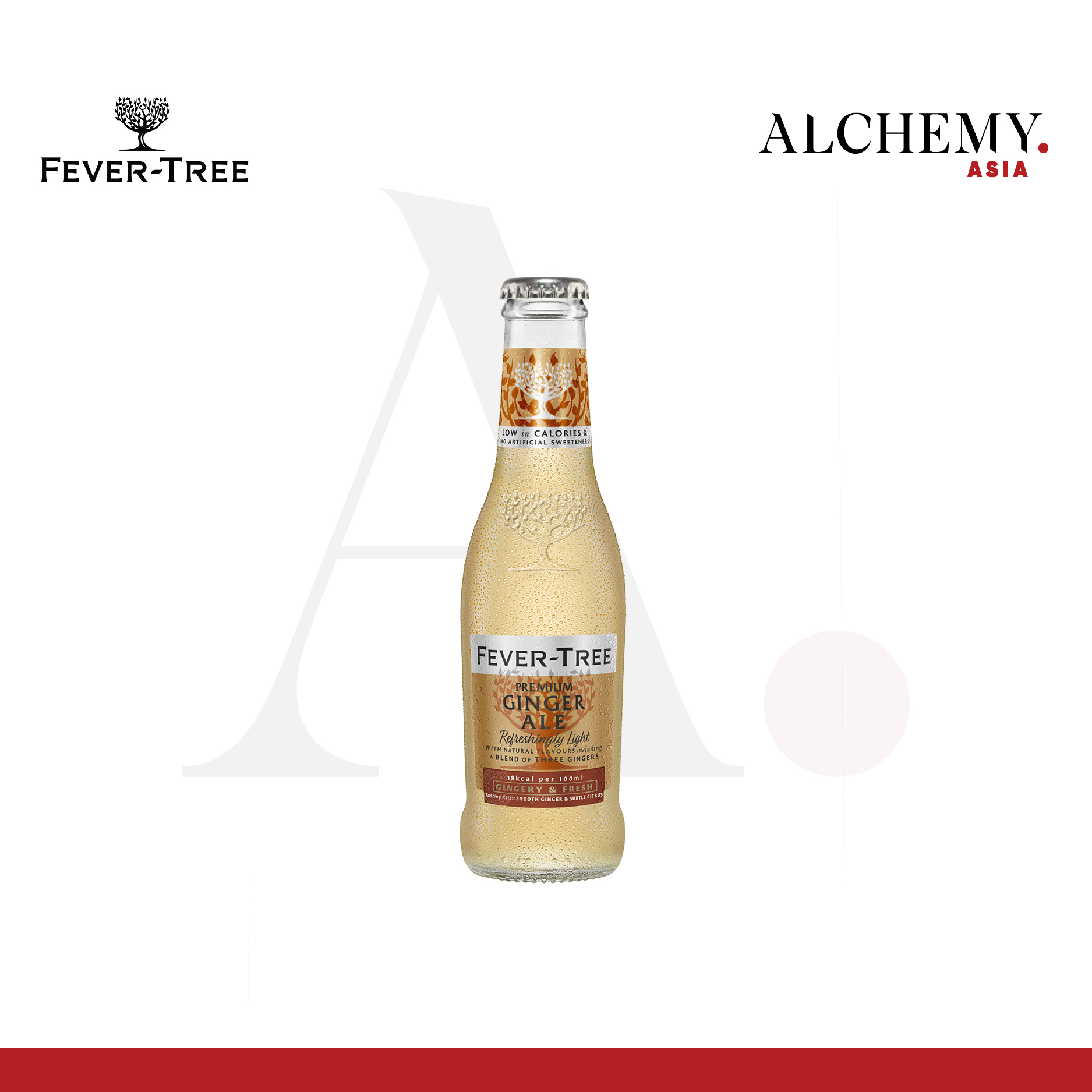 Nước giải khát có ga Fever Tree Premium Ginger Beer 4x0.2L