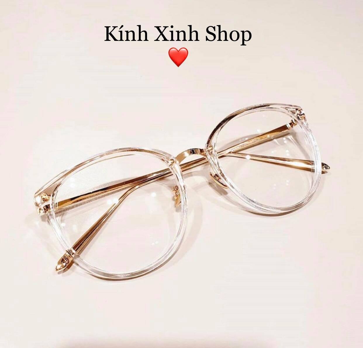 Kính Mắt tròn gọng kim loại chống bức xạ, ánh sáng xanh cao cấp cho Nam và nữ