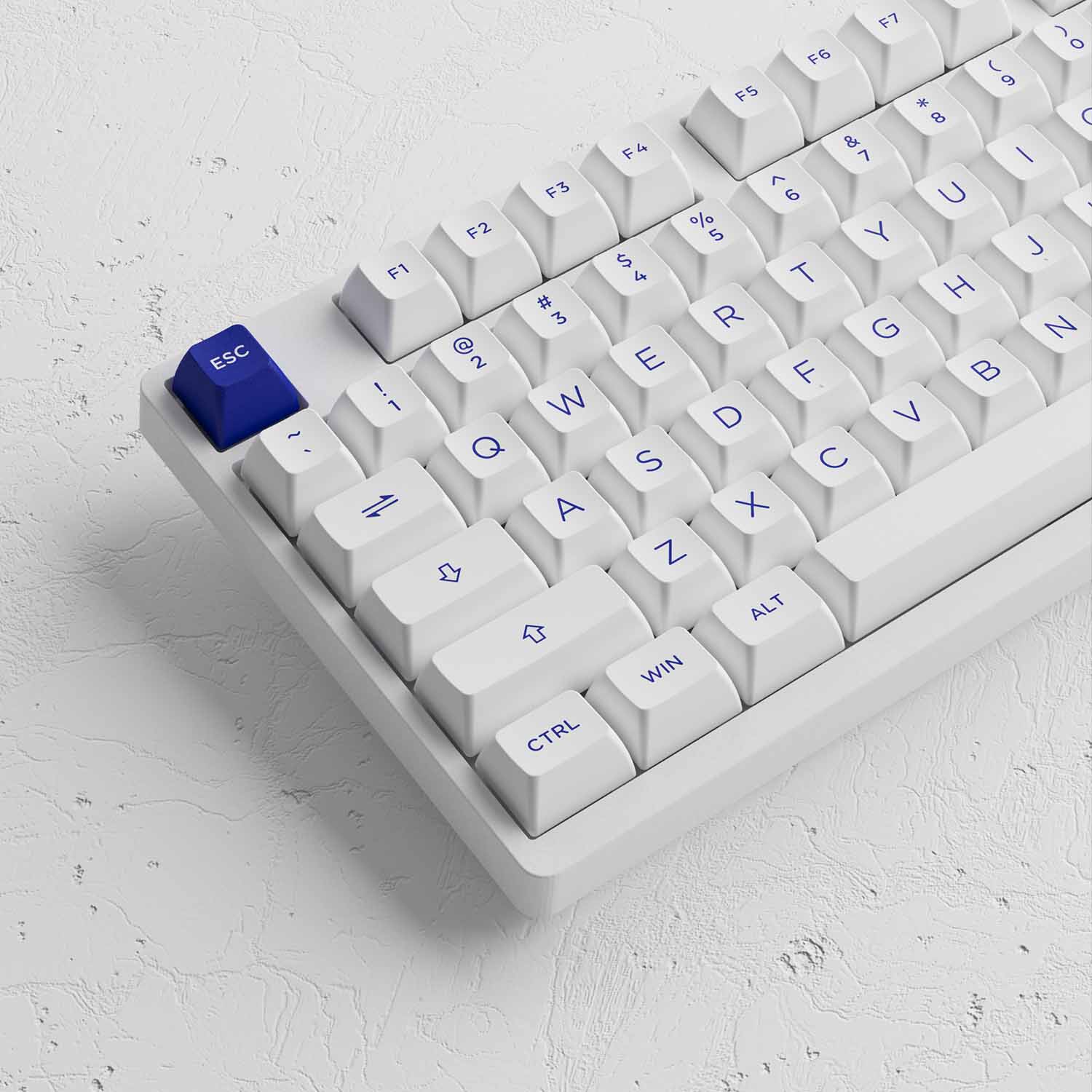 Bàn phím cơ AKKO 3098B Multi-modes Blue on White - Hàng chính hãng