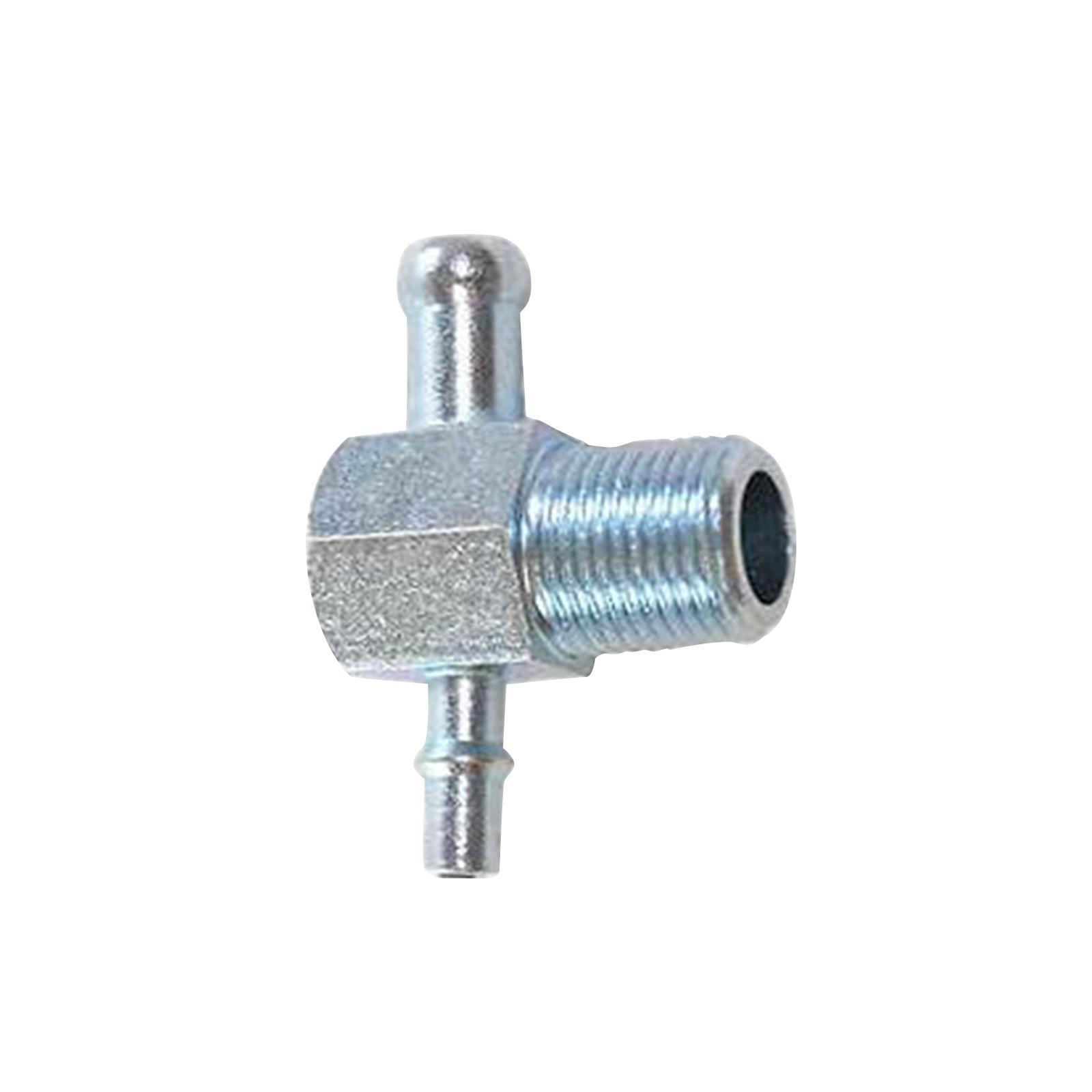 Intake Manifold Vacuum T Fitting 3/8" NPT Thread to 1/4" 3/8" Intake