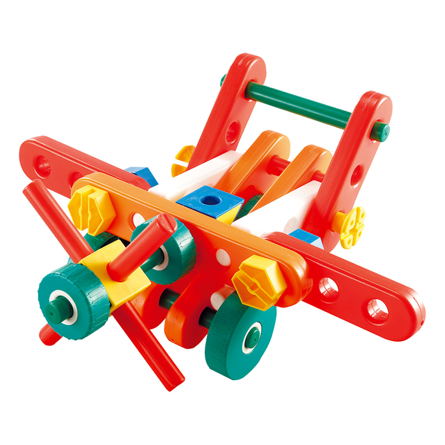 Đồ Chơi Xếp Hình Gigo Toys Công Cụ Giao Thông Căn Bản - Junior Engineer 7330P (79 Mảnh Ghép)