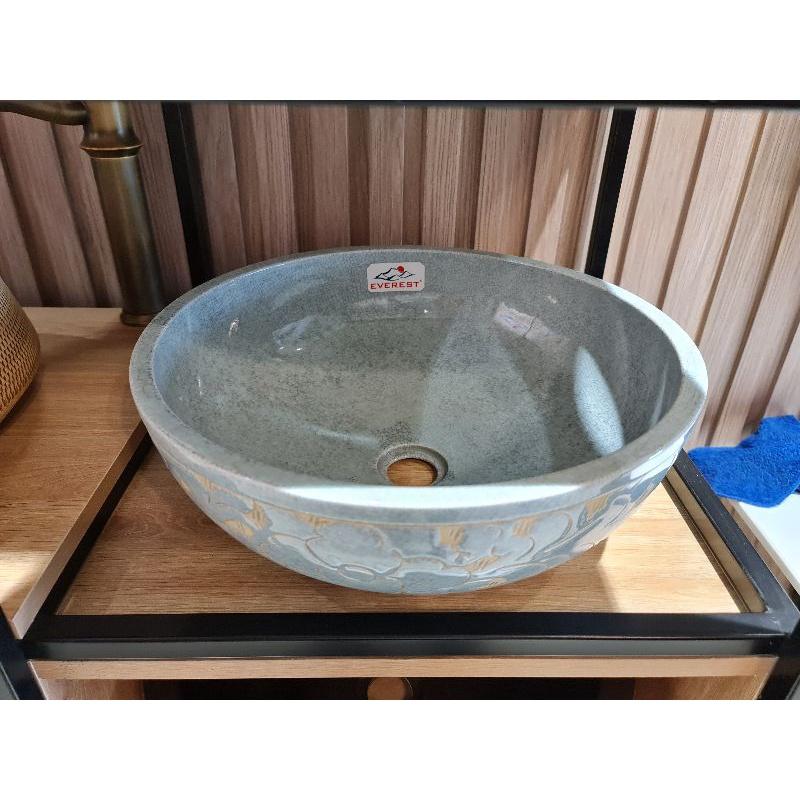 Chậu sứ mỹ thuật - Lavabo đặt bàn mỹ thuật ( BH 10 năm )