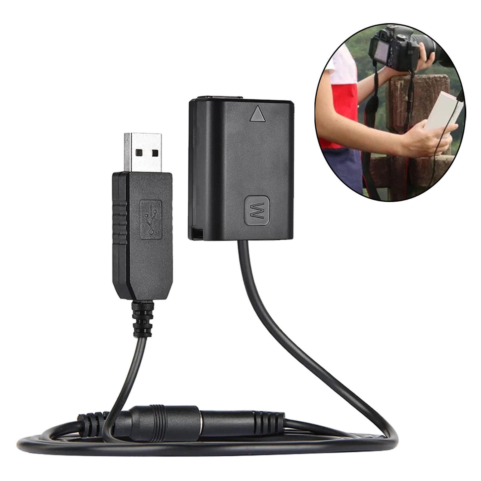 Np-Fw50 Dummy Battery Adapter USB DC Coupler Kit Charger for Sony A6500 A7R