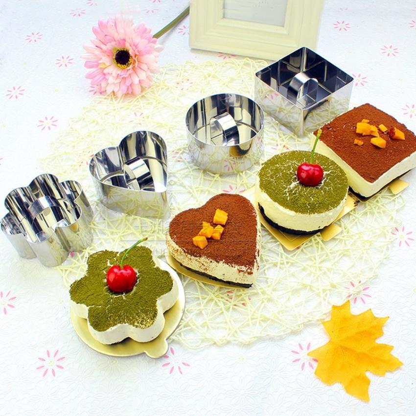 Khuôn RING Mousse Nhấn Cookies Cutter Dụng Cụ Làm Bánh Quy - MOUS01