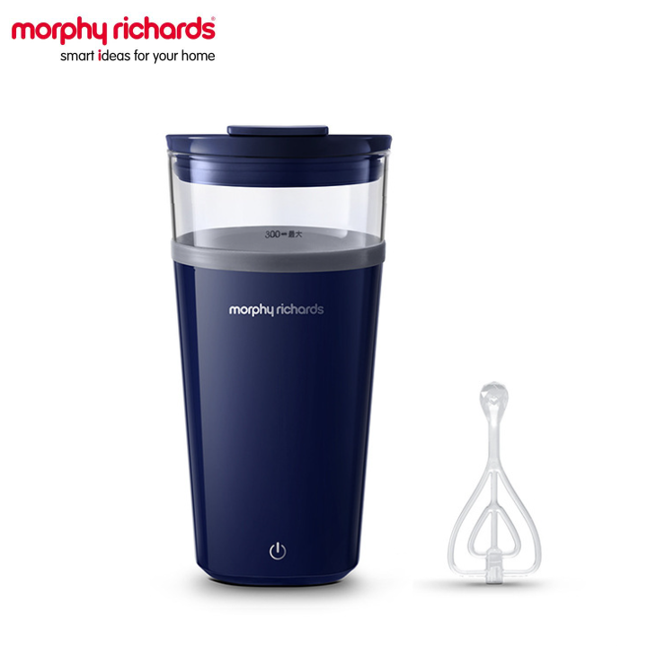 Bình khuấy đồ uống tự động cao cấp Morphy Richards MR9000, dung tích 300ml , công suất 1.5W, dung lượng pin 850mAh - Hàng chính hãng, bảo hành 24 tháng