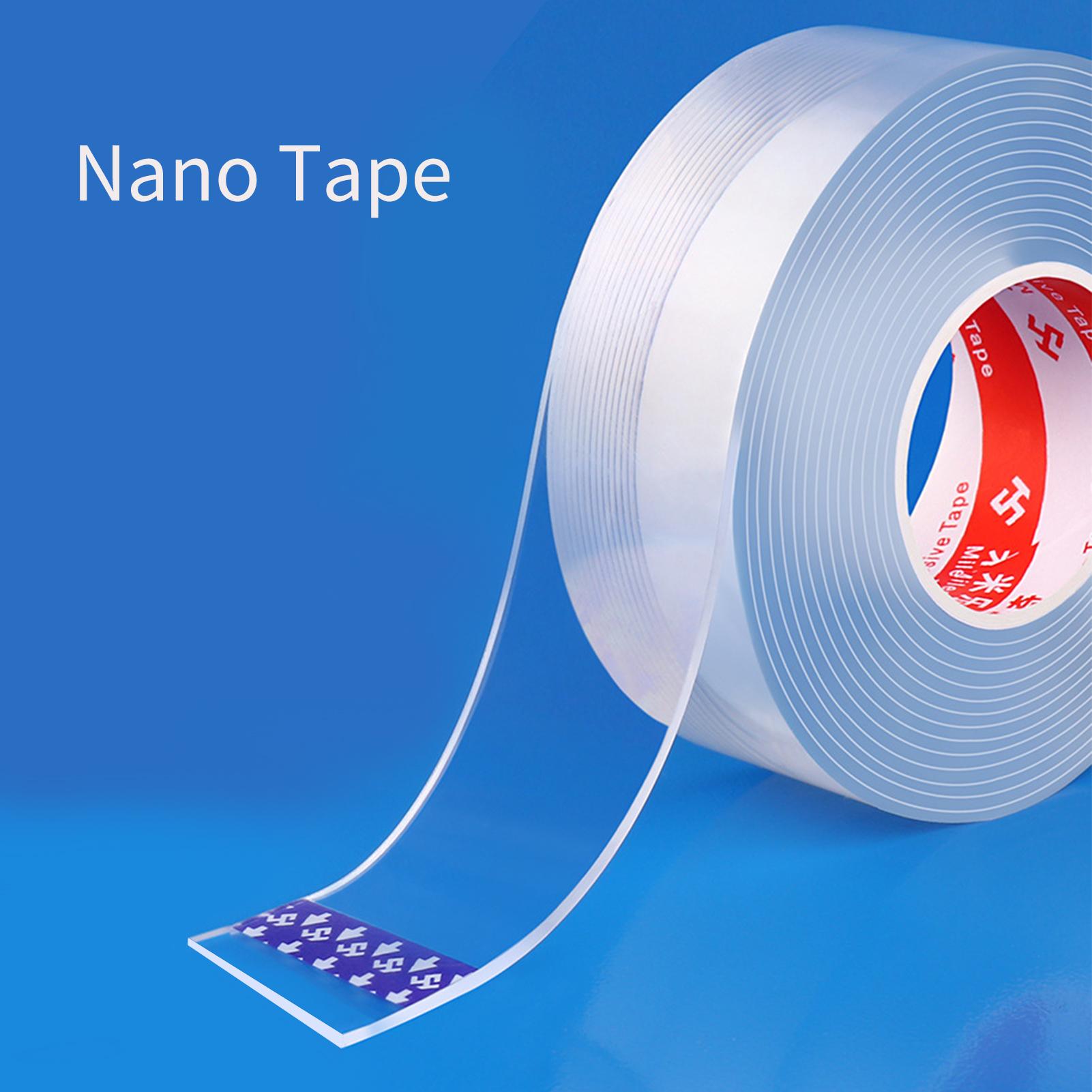 Nano Tape Heavy Duty Double Sided Mounting Adhesive Tape Washable Removable Tapes for Indoor Outdoor Walls Kitchen