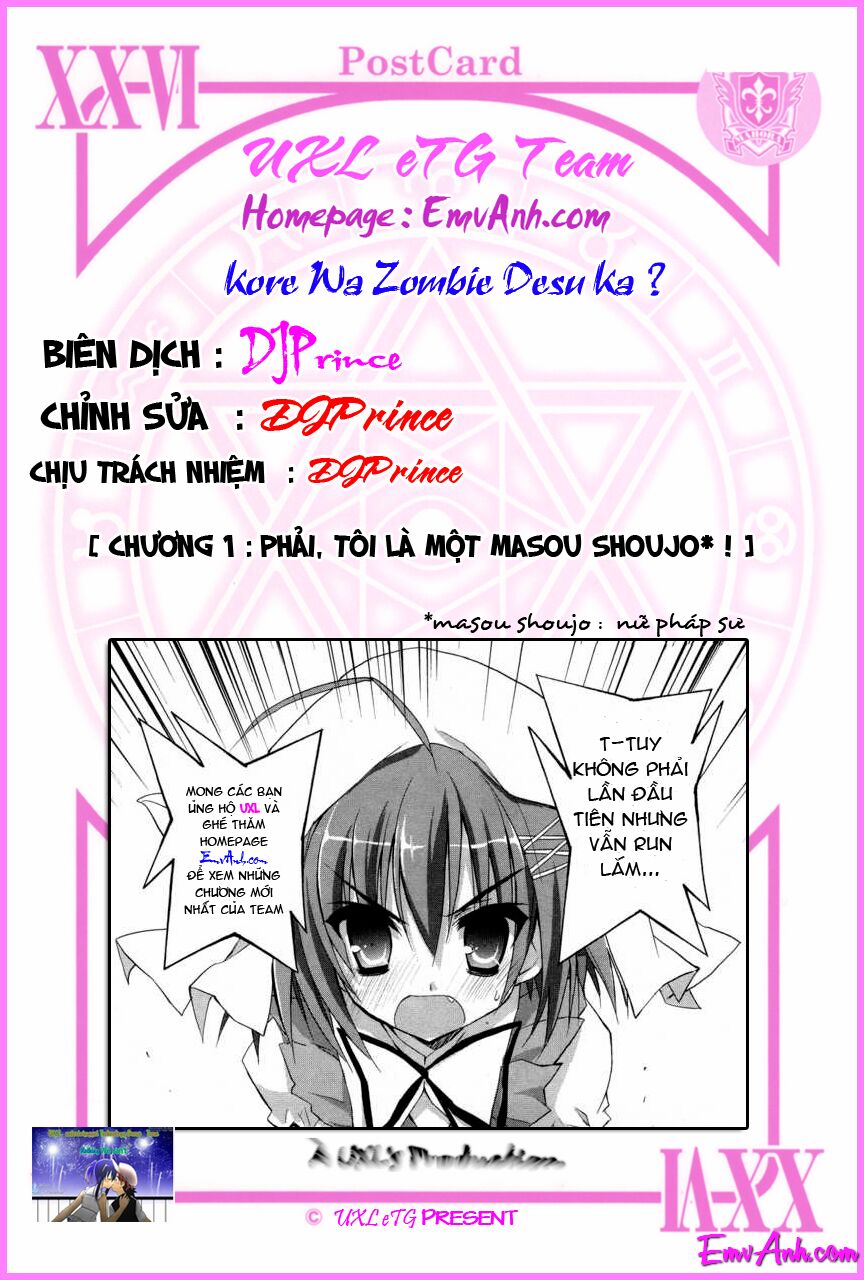 kore wa zombie desu ka chapter 1.5 1