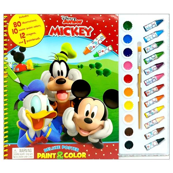 Disney Mickey Deluxe Paint / Crayon Book