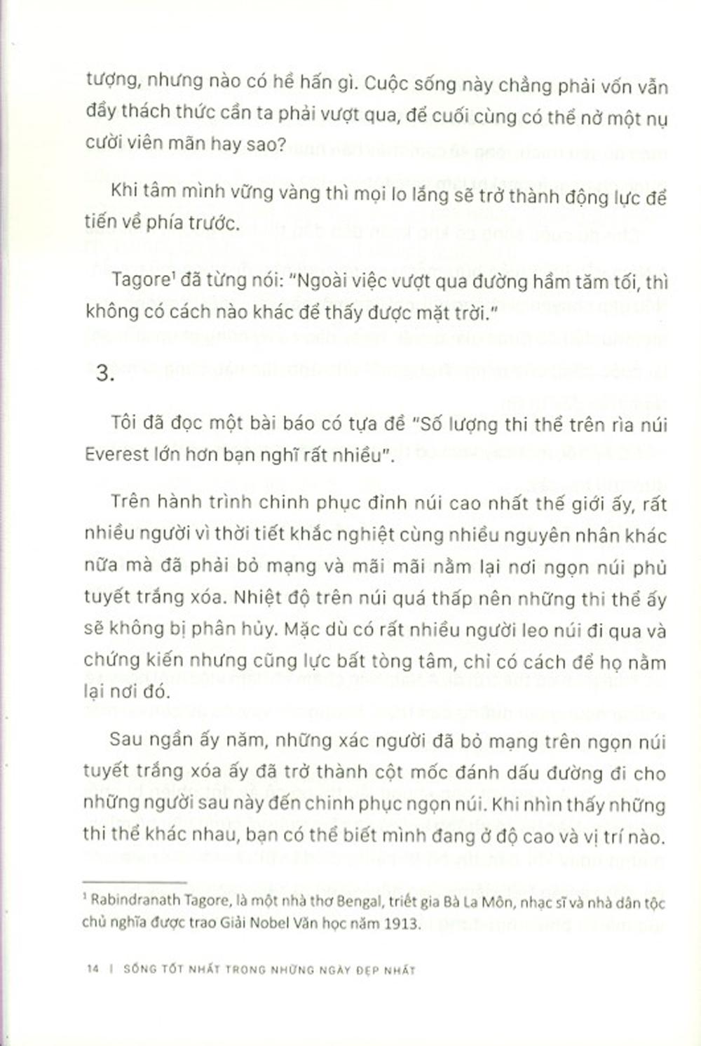 Sống Tốt Nhất Trong Những Ngày Đẹp Nhất