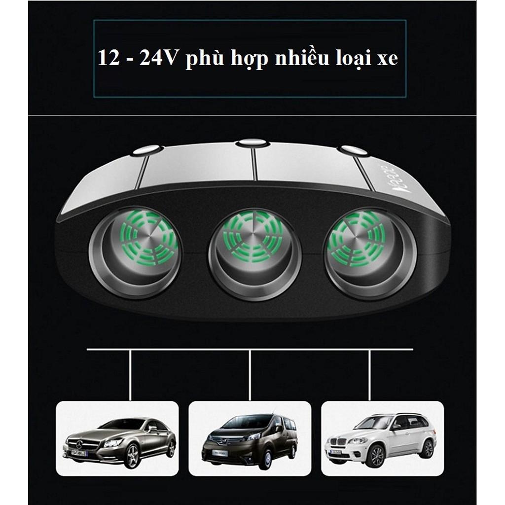 Bộ Chia Tẩu Sạc Trên Ô Tô KY-548 - HÀNG NHẬP KHẨU