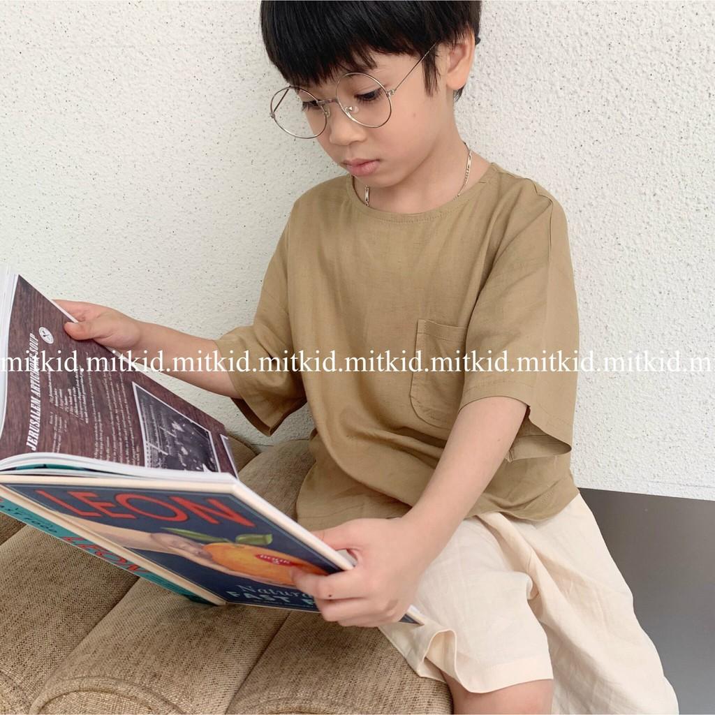 ÁO BÉ TRAICÓ SẴN, Áo chất liệu thun BASIC cho bé trai