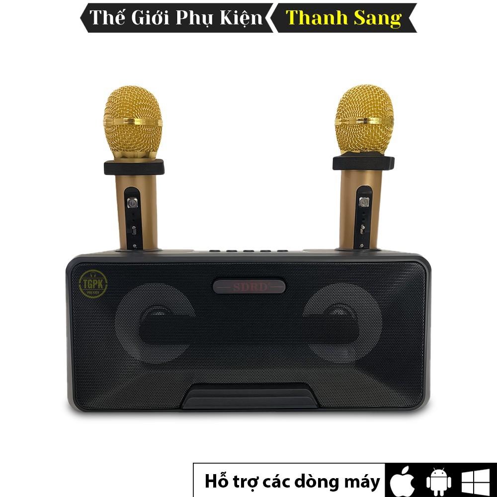 Loa Karaoke Bluetooth SD-301 | Tặng kèm 2 Micro không dây cho Âm thanh trong trẻo | Loa Bass mạnh mẽ