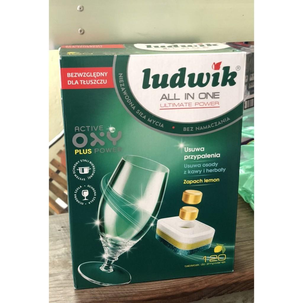 Viên rửa chén bát Ludwik All in one Ultimate hộp 50 viên