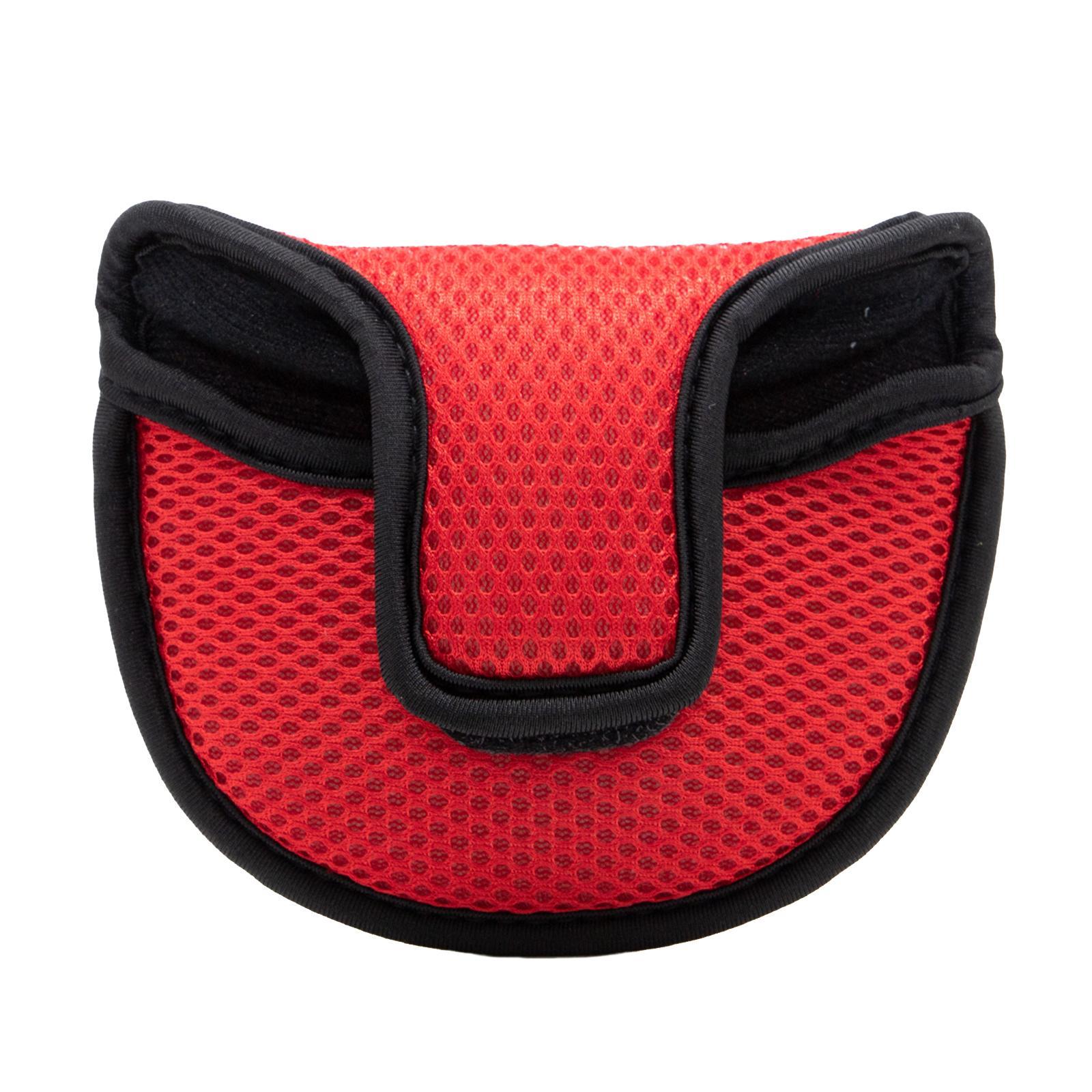 2pcs Nylon Mesh Golf Putter Mallet Head Cover Headcover Club Protector