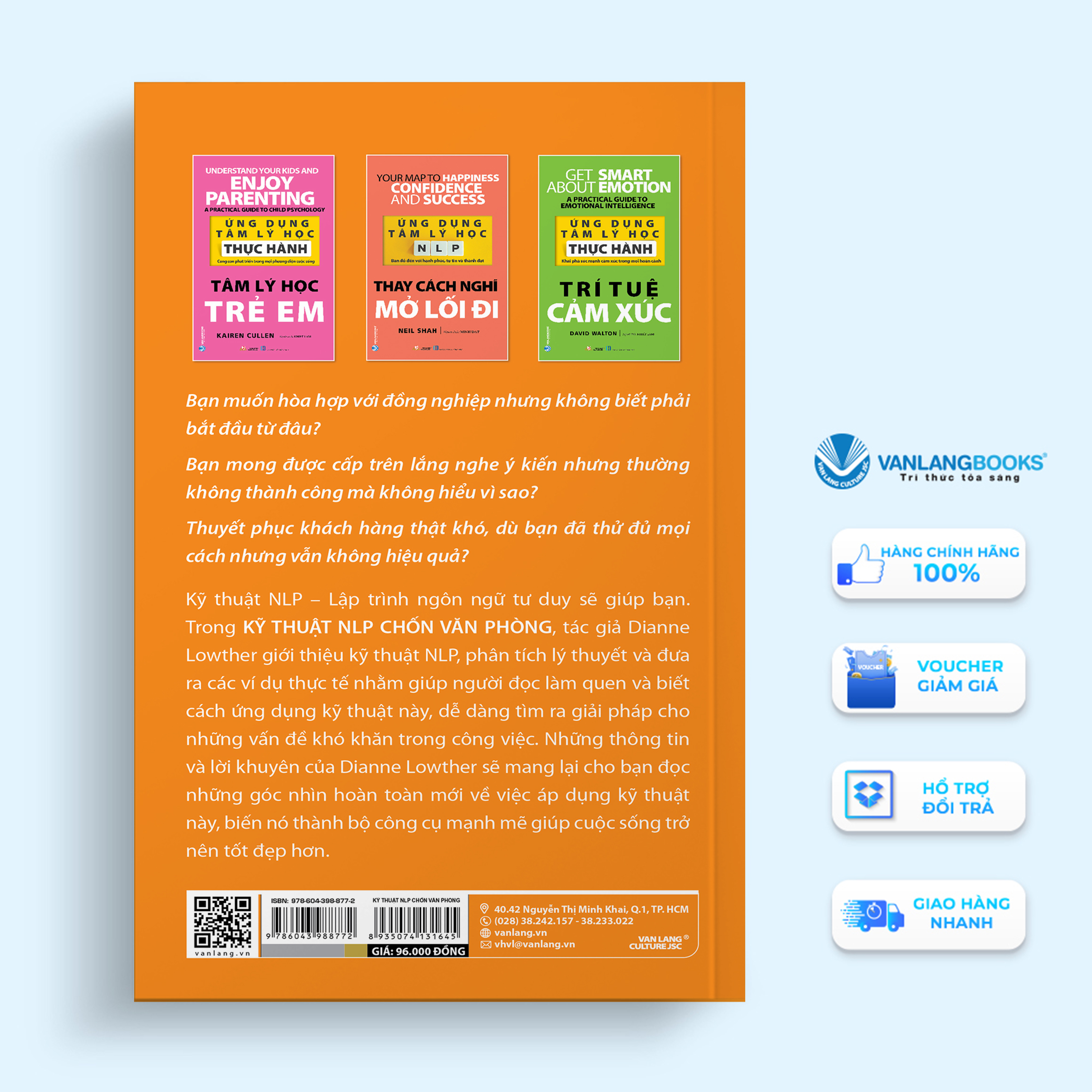 Ứng Dụng Tâm Lý Học NLP - Kỹ Thuật NLP Chốn Văn Phòng - Dianne Lowther - Vanlangbooks