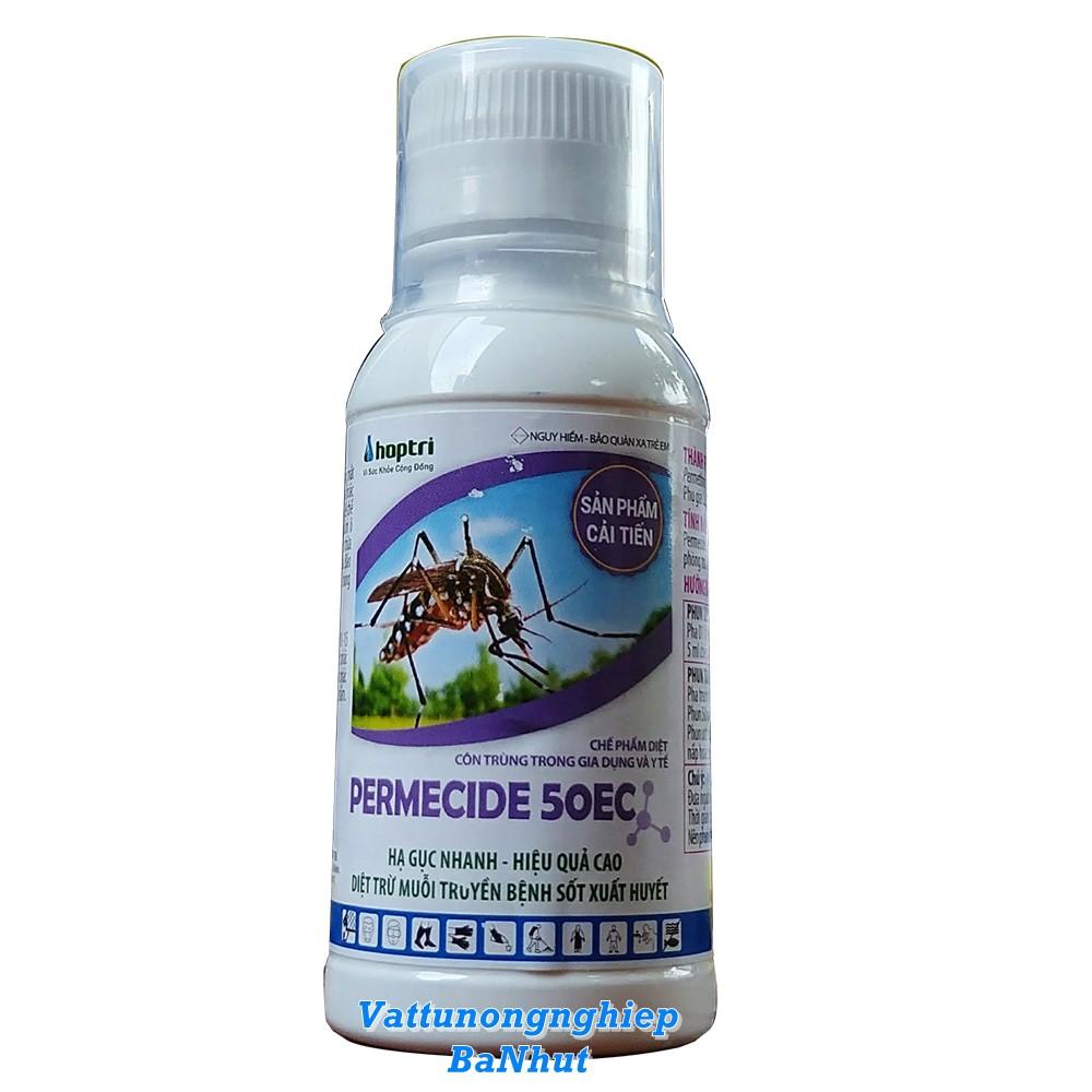 PERMECIDE 50EC - Chai 100ml Diệt Trừ Ruồi Muỗi Và Côn Trùng - Hạ Gục Nhanh Tiêu Diệt Gọn