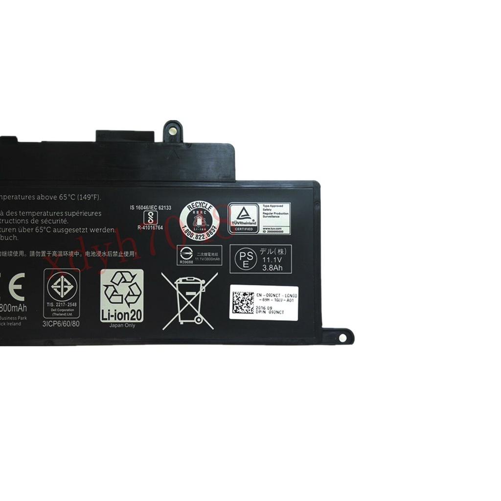 Pin Dùng Cho laptop Dell Inspiron 13 7347, 13 7348, 13 7352, 13 7353, 13 7359  11.1V - 43WH
