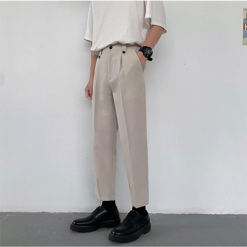 Quần Âu Baggy Nam Ống Đứng Trơn Màu Phối Cạp Đính Cúc Thời Trang Zenkonu QUAN NAM 118V4