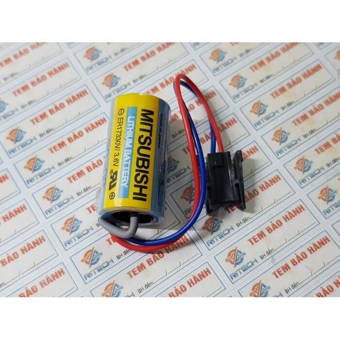 Pin ER17330V/3.6V Mitsubishi A6BAT/ MR-BAT Lắp Cho PLC