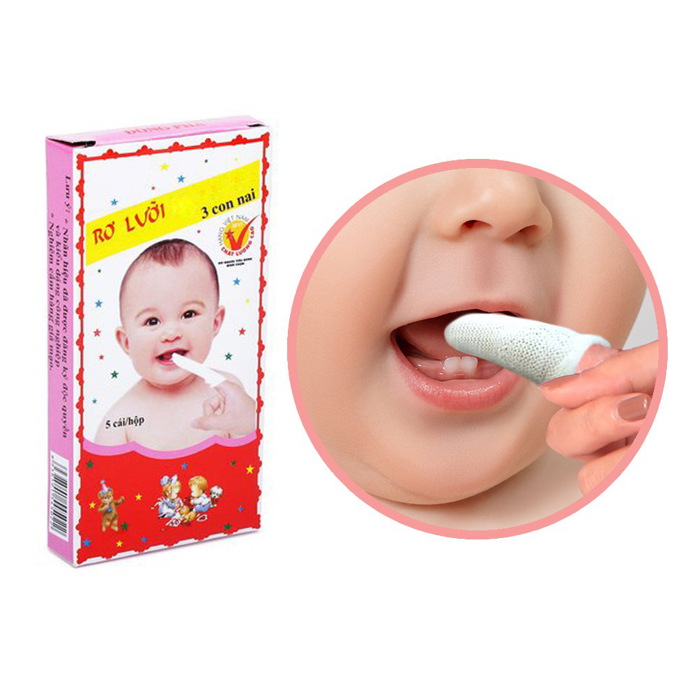 Combo 10 hộp gạc rơ lưỡi ba con nai