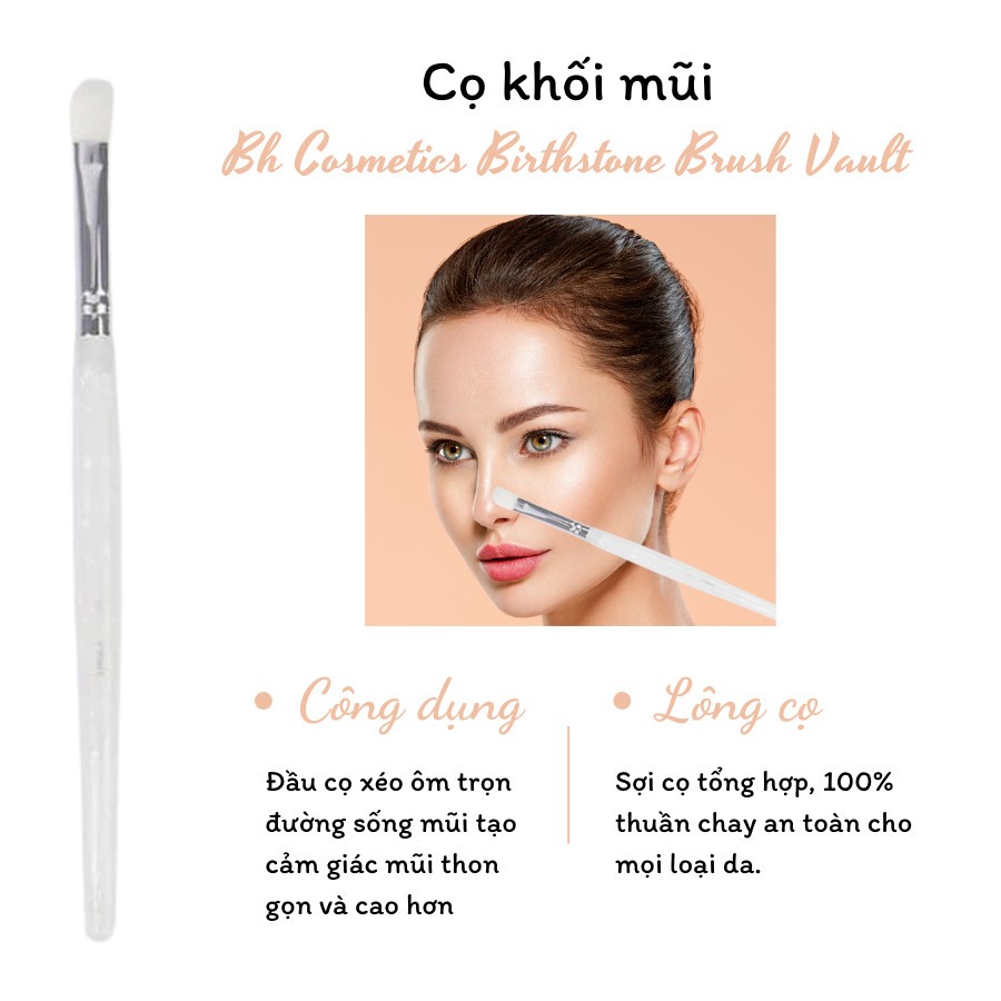 Cọ Tạo Khối Mũi Bh Cosmetics Birthstone Pearl