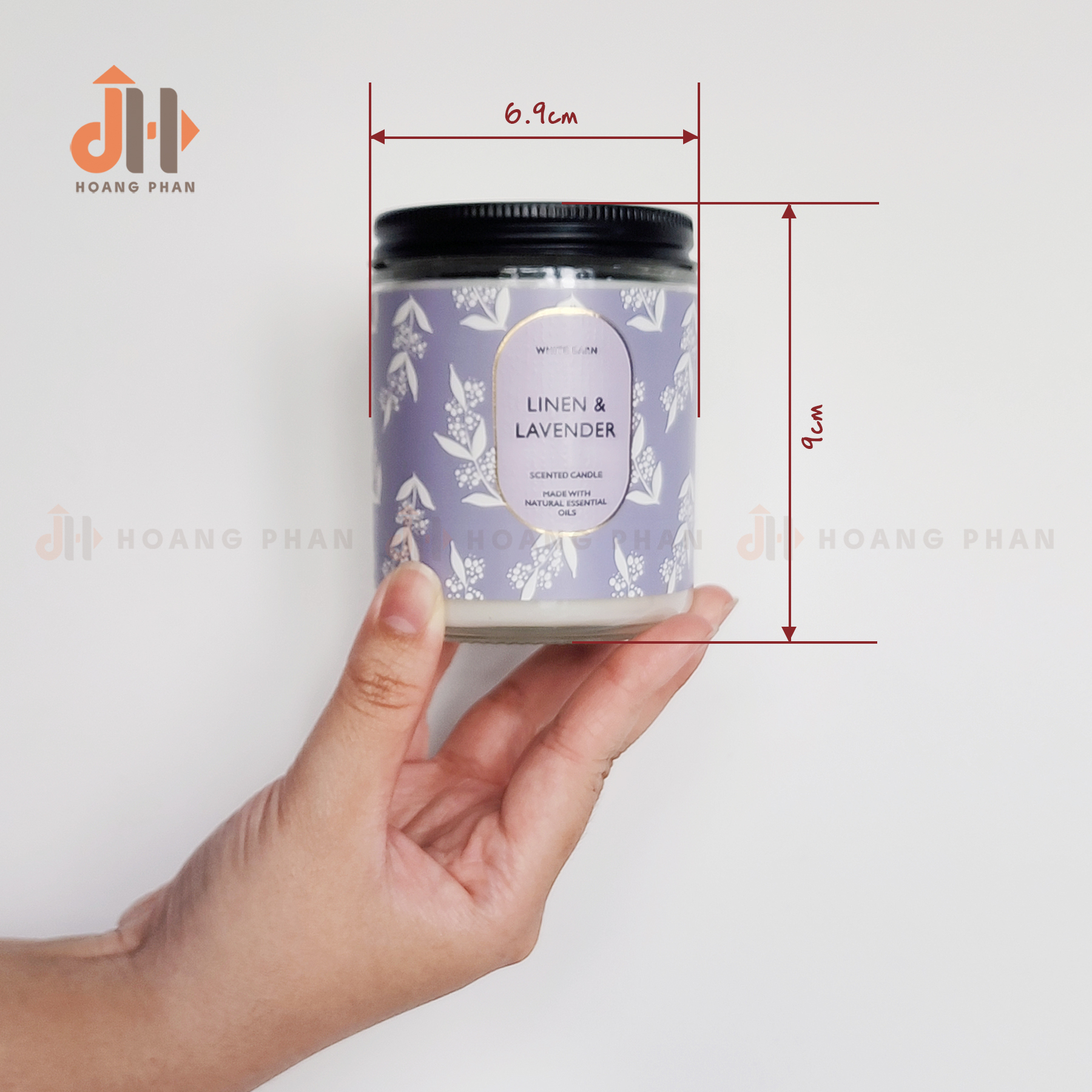 Nến Thơm Bath & Body Works - White Barn 1 Bấc