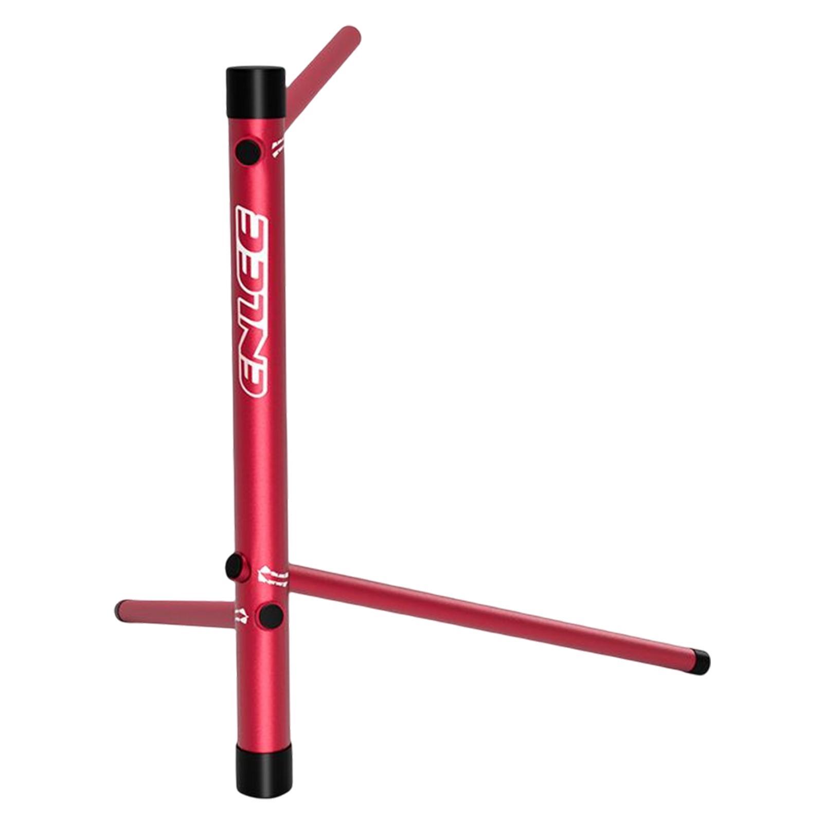 Parking Rack Stand Detachable for Cleaning Maintenance Garage Black