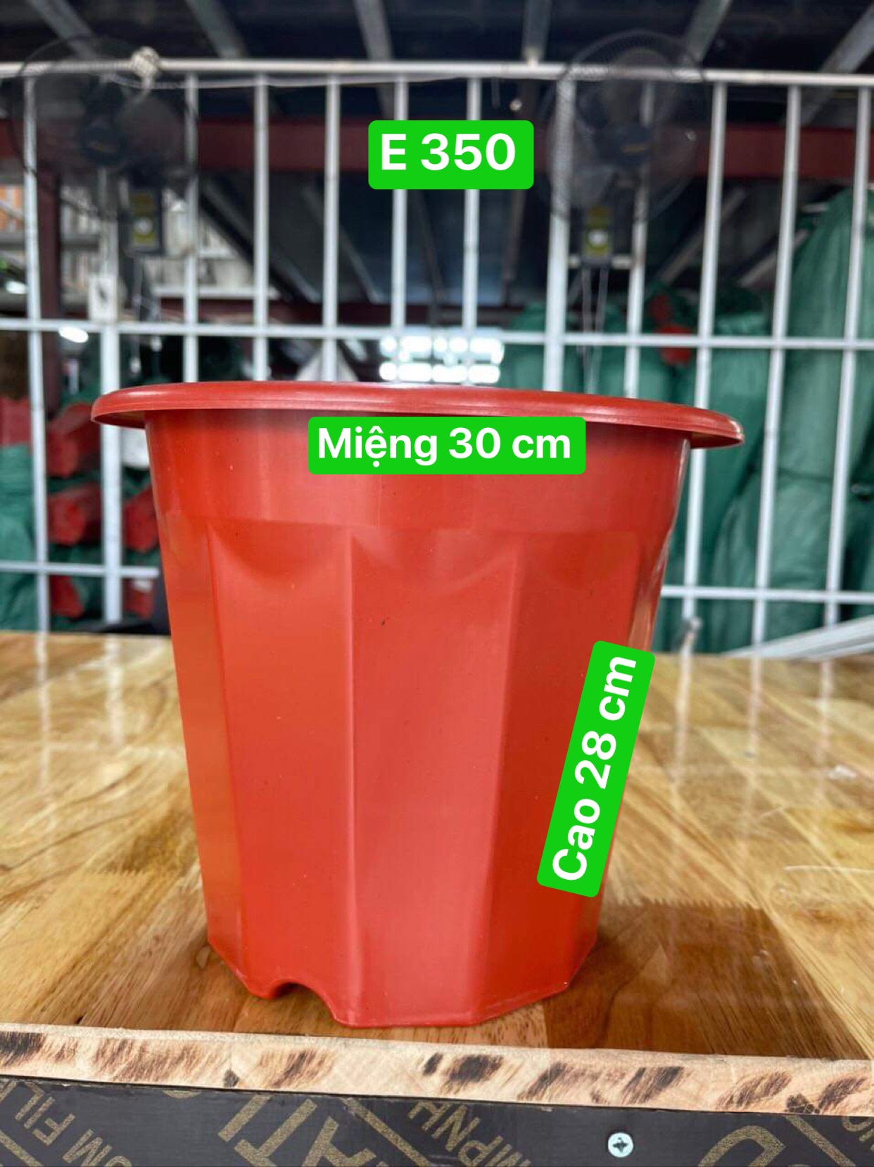 10 Chậu nhựa trồng cây hoa cảnh  30x28cm - Chậu nhựa E hàng công ty loại 1
