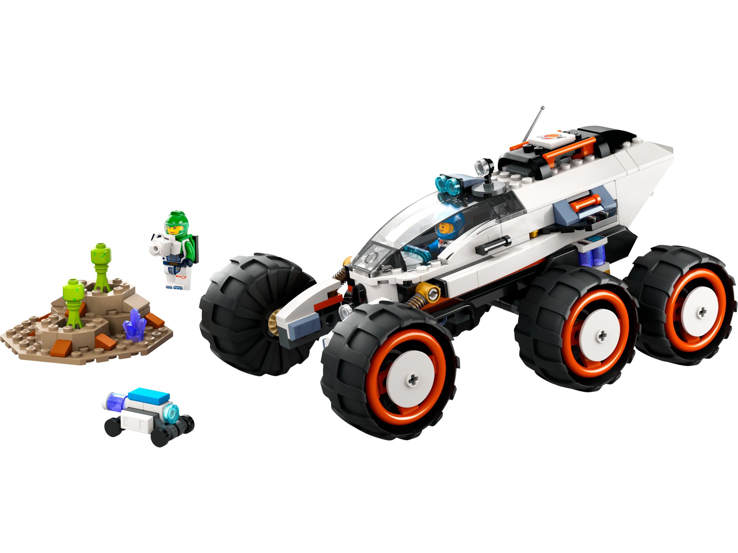 Hình ảnh Đồ Chơi Lắp Ráp Xe Thám Hiểm Không Gian Và Người Ngoài Hành Tinh - Space Explorer Rover And Alien Life - Lego City 60431 (311 Mảnh Ghép)