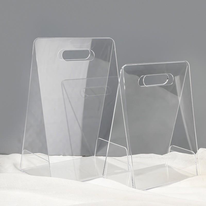 Acrylic Khay mica đựng hoa - Hộp hoa trong suốt - Giỏ mica trang trí - Giỏ trong suốt cắm hoa
