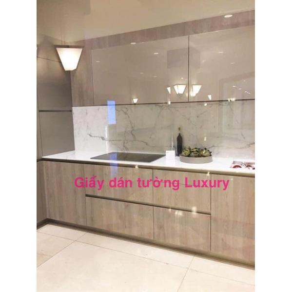 Giấy dán tường 5Mx60CM Giấy dán bếp vân đá MARBLE Giấy dán tường bếp chịu nhiệt chống dầu mỡ chống nước TRÁNG-NHÔM