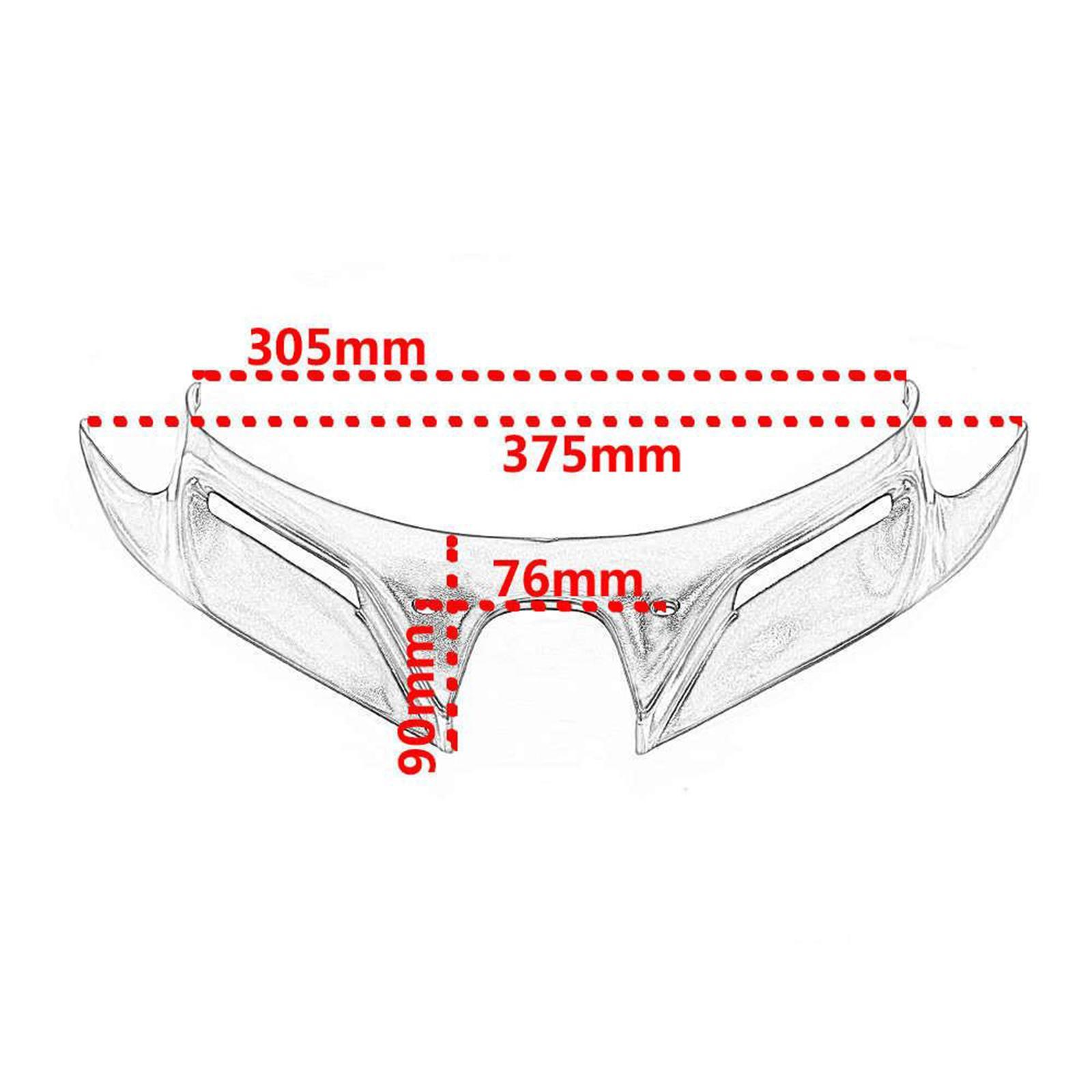 Motorcycle Front Fairing Aerodynamic Winglet for   250 400