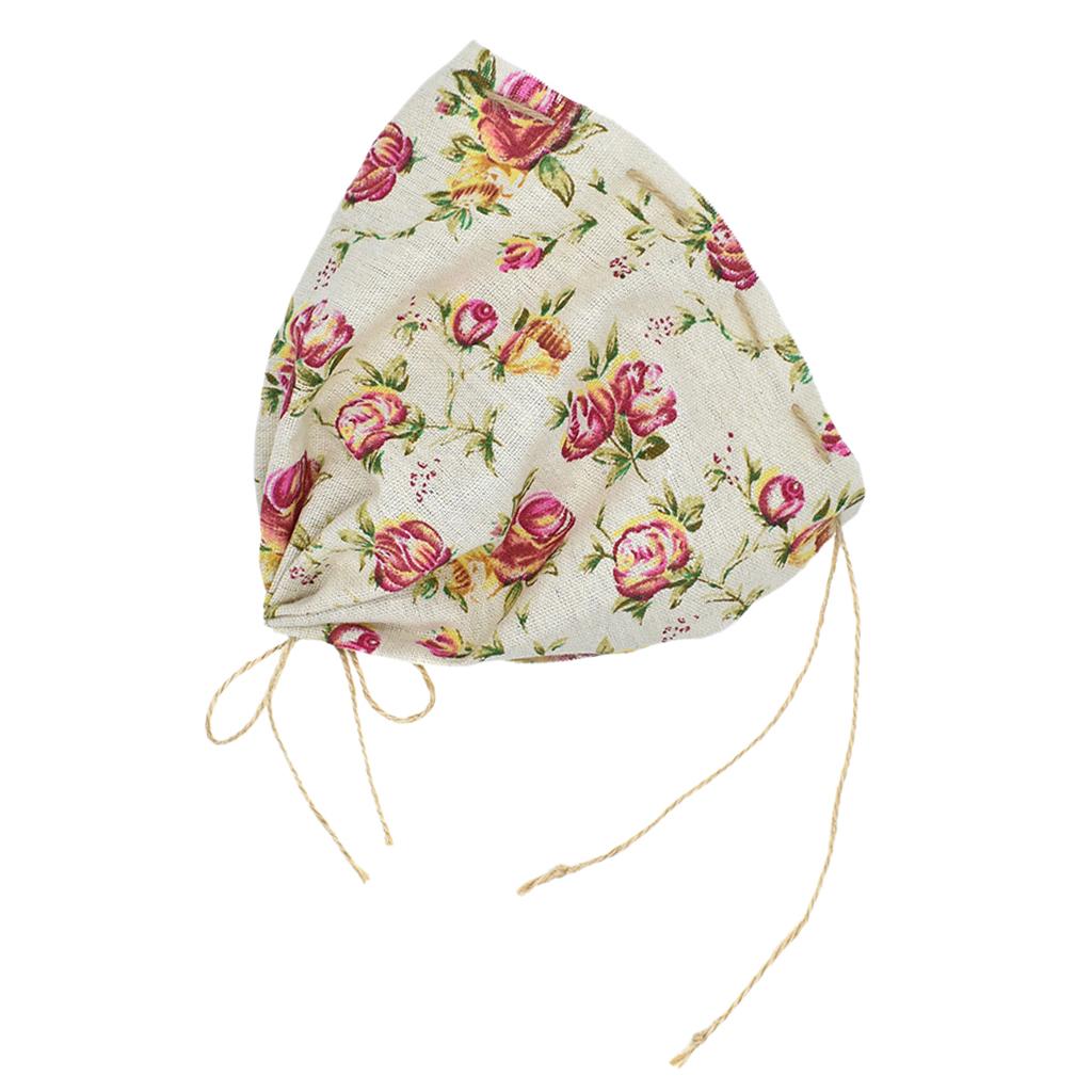 Newborn Baby Girls Toddler Infant Flower Bonnet Hat Cap Photo Prop Rose