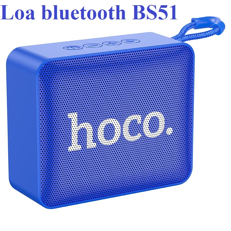 Loa không dây Bluetooth V5.1 cho điện thoại laptop hỗ trợ TWS hoco BS51 _ Hàng chính hãng