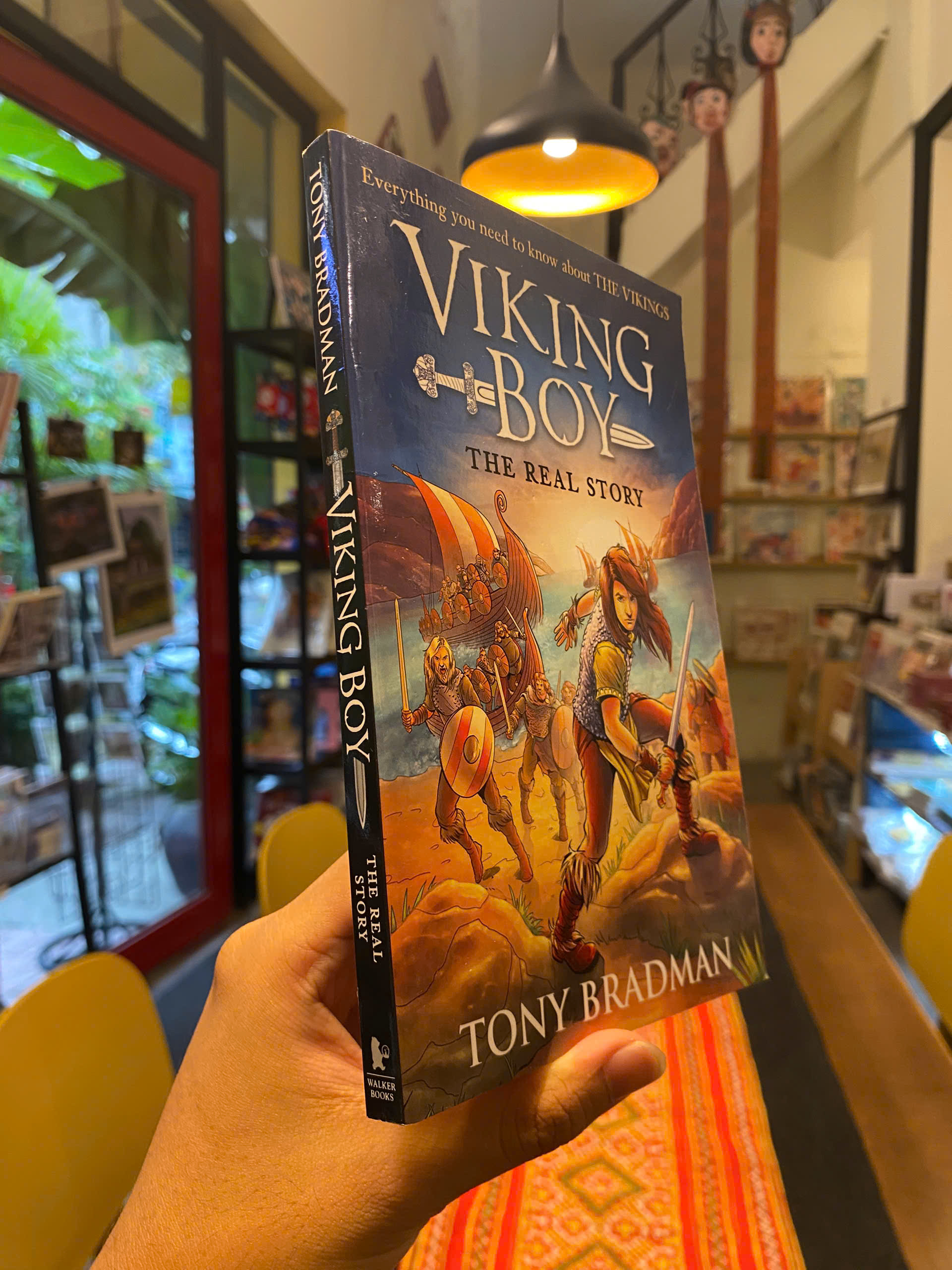 Sách - Viking Boy: the Real Story: Everything you need to know about the Vikings by Tony Bradman