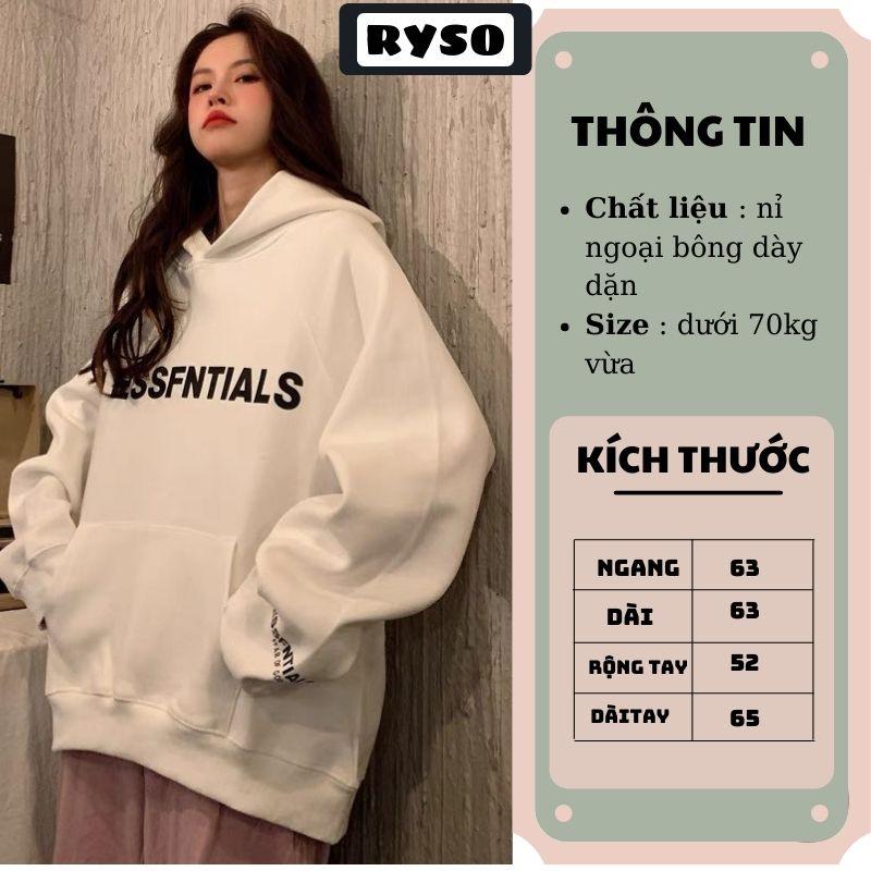 Áo hoodie nỉ bông form rộng Essen áo cặp nam nữ unisex dày dặn cao cấp,form rộng , chất liệu nỉ bông dày , hot trend , kèm hình thật