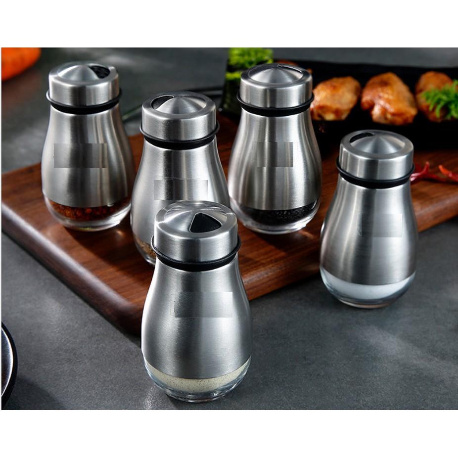Dụng cụ đựng tiêu nắp nhiều ngăn