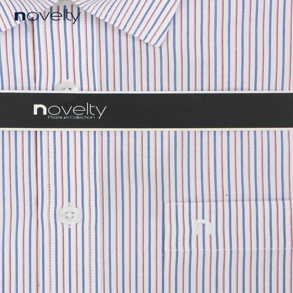 Áo sơ mi nam Novelty ngắn tay 171490N vạt ngang