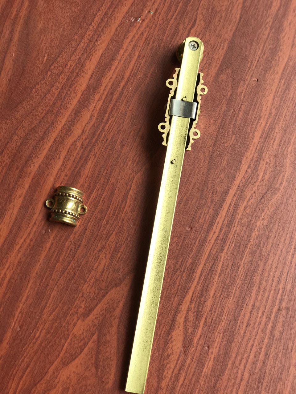 Chốt cửa gỗ bằng đồng 100% 30cm - IN