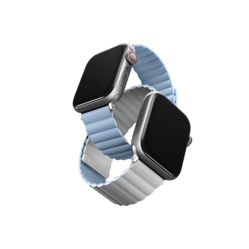 Dây đeo UNIQ Revix Reversible Magnetic Silicone Strap (38/40/41mm) Dành cho Apple Watch 1~7/ SE-hàng chính hãng