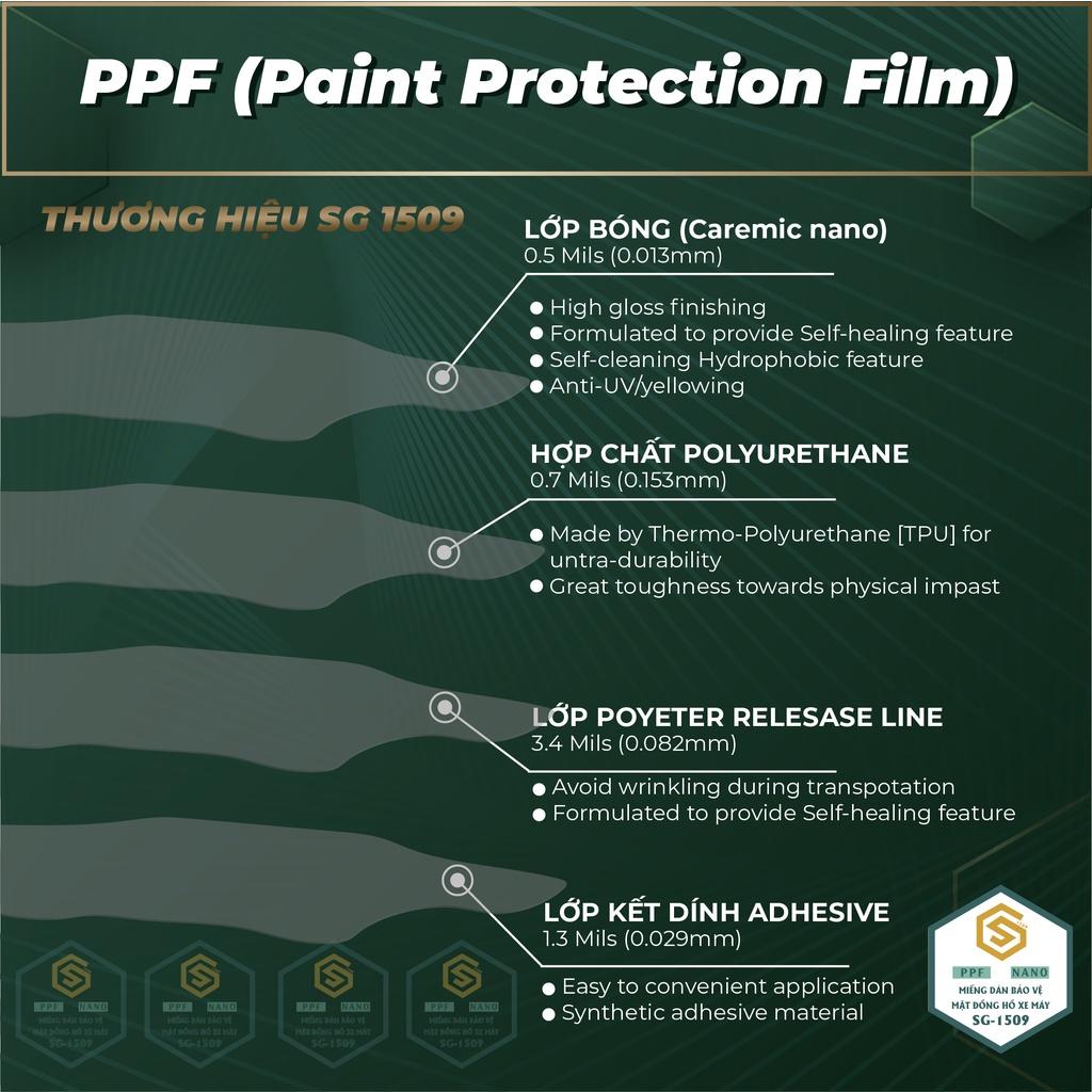 PPF EXCITER 2018 | MIẾNG DÁN PPF EX 2018 CHỐNG TRẦY XƯỚC, PHỤC HỒI VẾT XƯỚC, LÀM MỚI MẶT ĐỒNG HỒ XE, SG1509