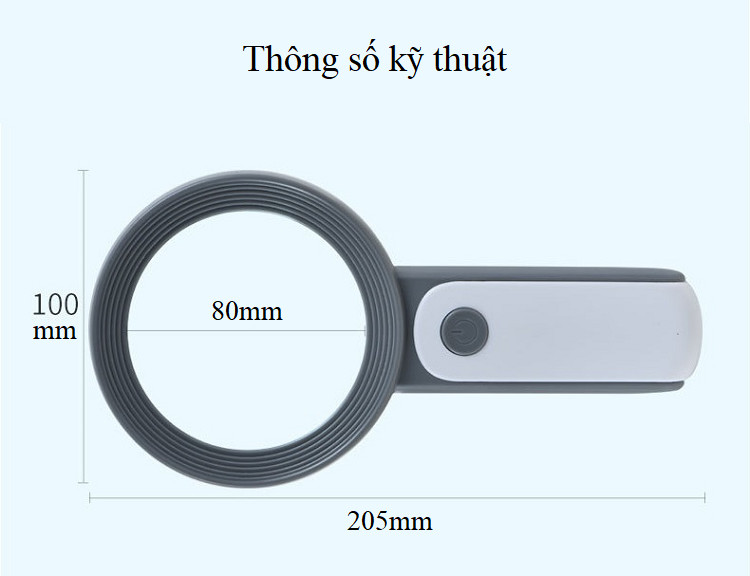 Kính Lúp Cầm Tay Có Đèn K2290-18